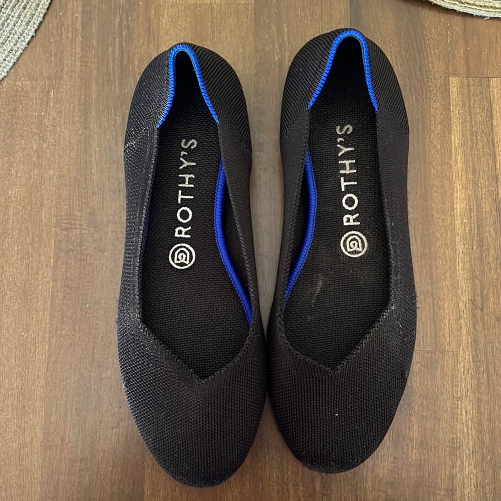 Rothy’s womens size 8 black flats